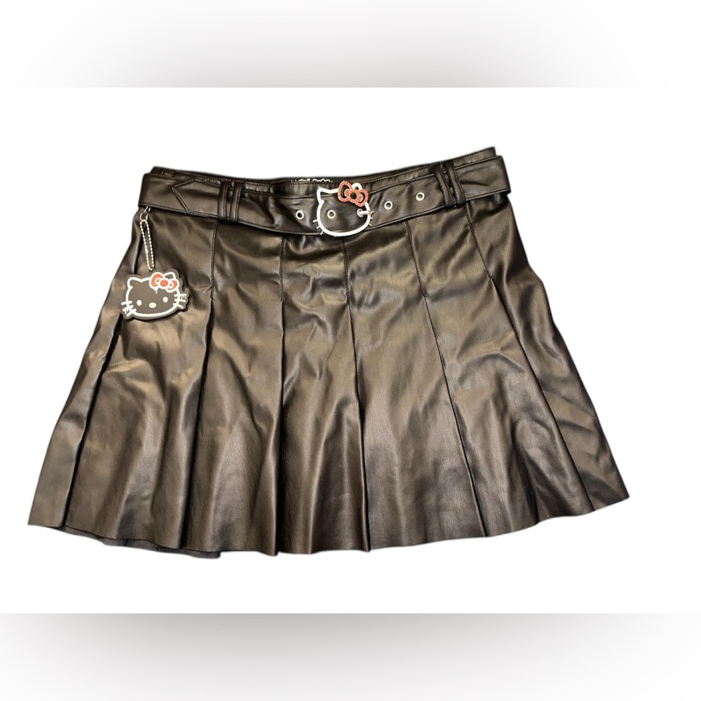 Forever 21 x Hello Kitty faux leather Skirt